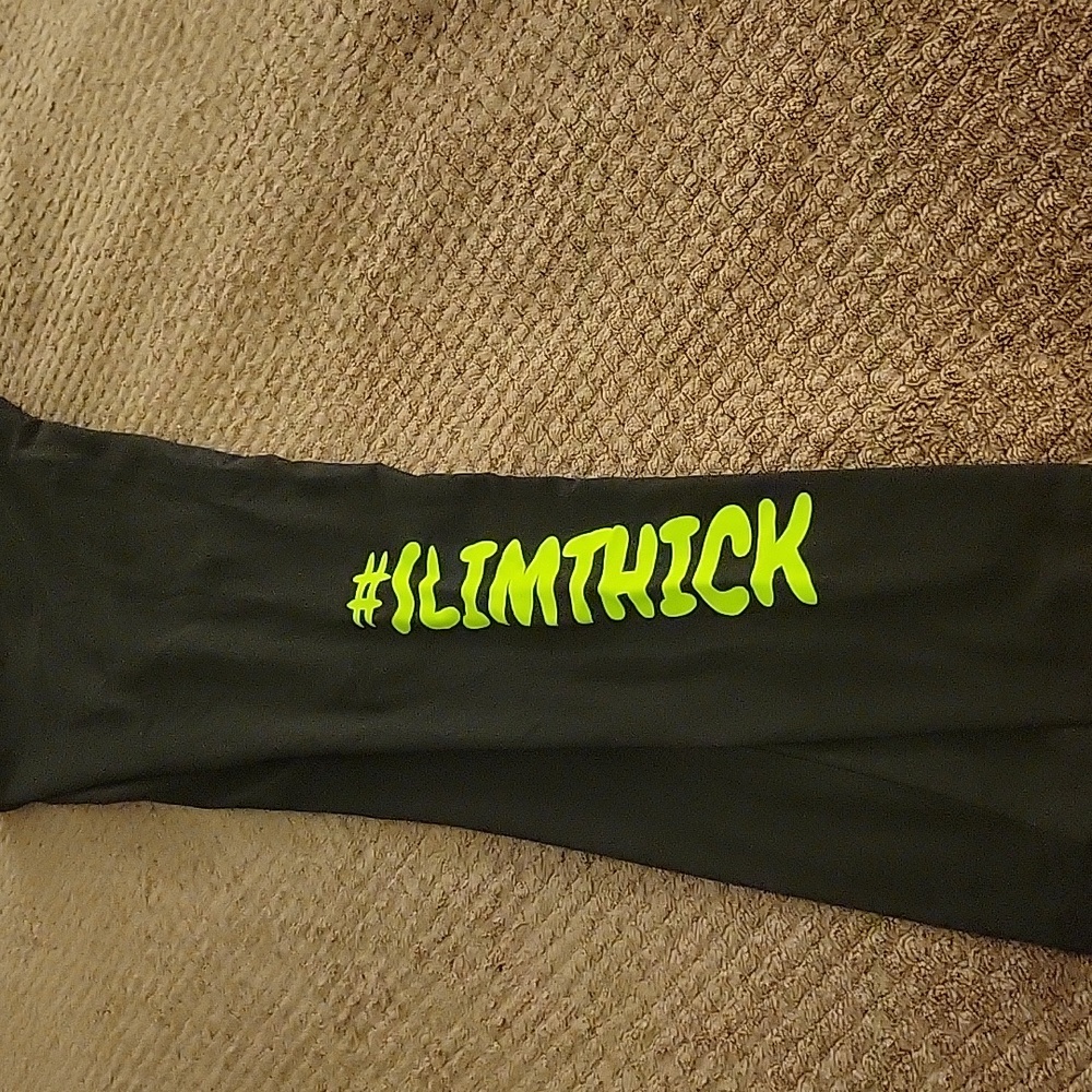 American Apparel  Leggings with Neon Accents